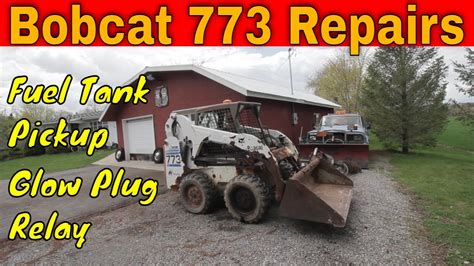 skidsteer 773 fuel tank repair